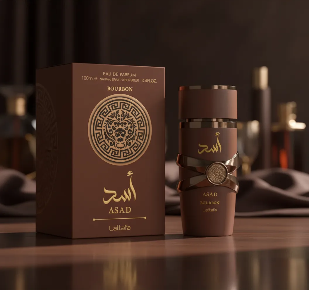 Perfume Lattafa Asad Bourbon 100ml Aroma Intenso Sofisticado Elegante